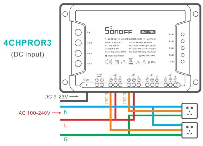 SONOFF-4CH-4CHPRO-Buttons-Cabling-fig 6