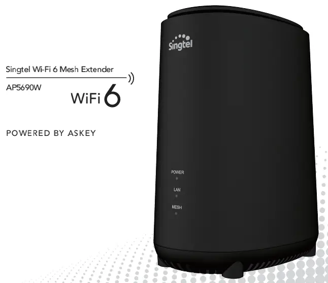 Singtel AP5690W Wi Fi 6 Mesh Extender - fig