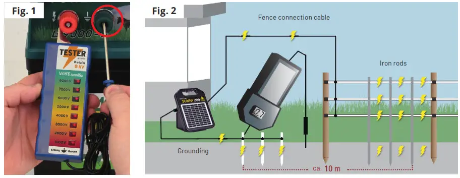 VOSS farming Sunny 200 12V Battery Mains Adapter - Fig2
