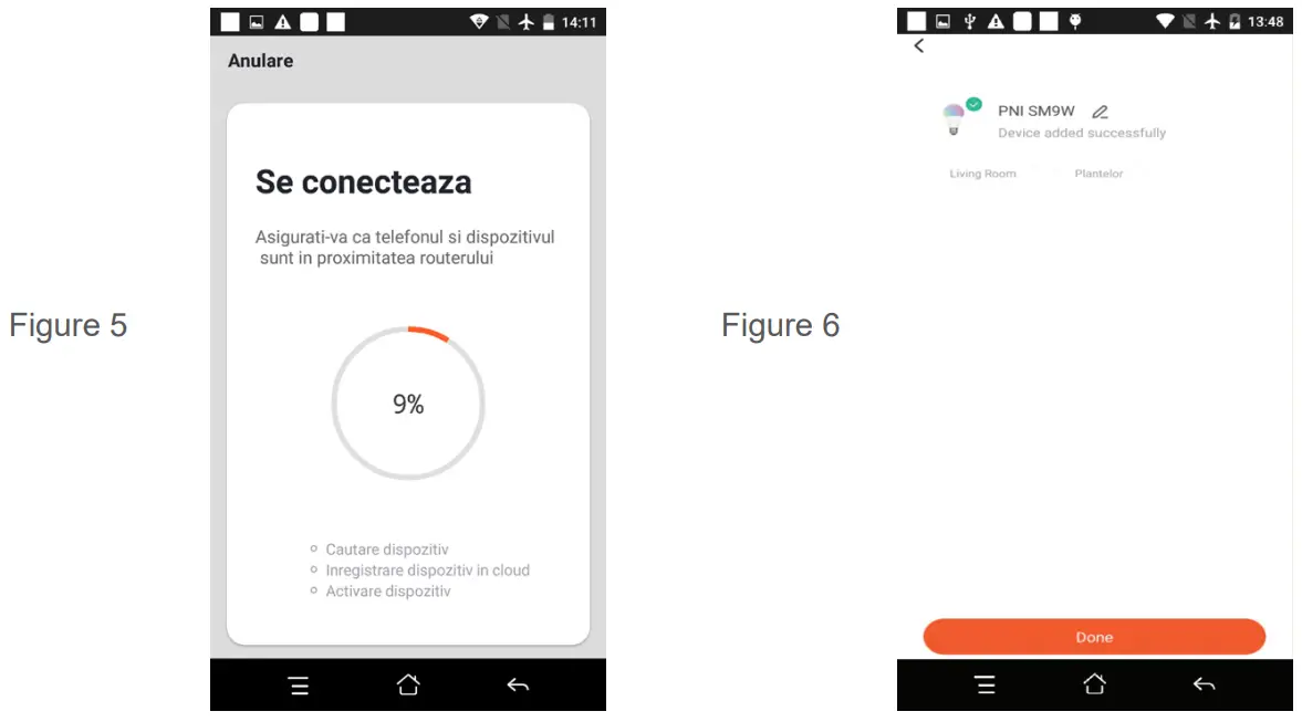PNI SM7RGBW Wifi Light Bulb - WiFi Pairing 1