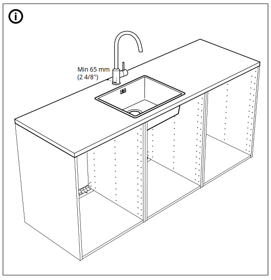 IKEA AA-2328141-3-100 VRESJÖN Built-In Sink - Figure14