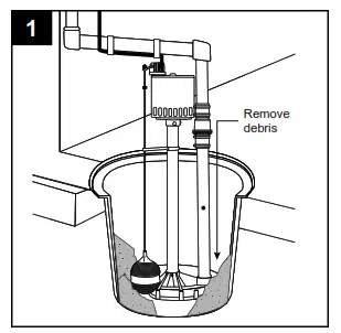 Flotec 3CEH Pedestal Sump Pump - power
