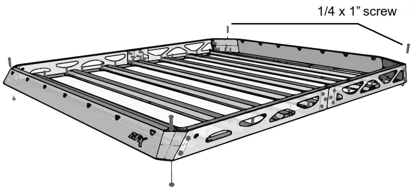 AFX MOTORSPORTS CAN006 Sport Roof Rack - Settle Whole