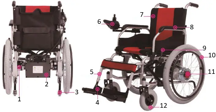 swemed A3 Electric Wheelchair A1