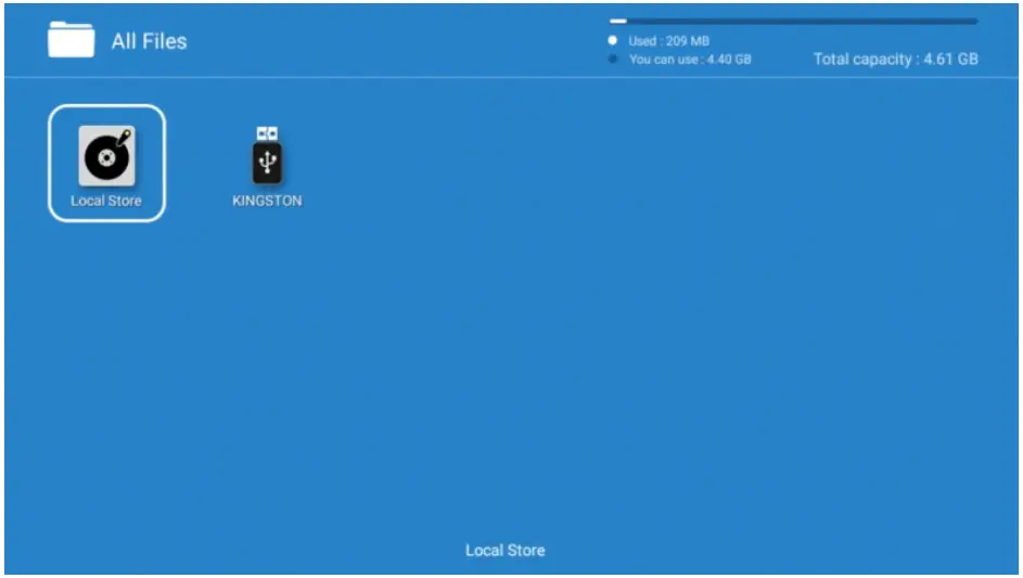 Sylvox Outdoor 55 Inch Outdoor TV - File Manager 1