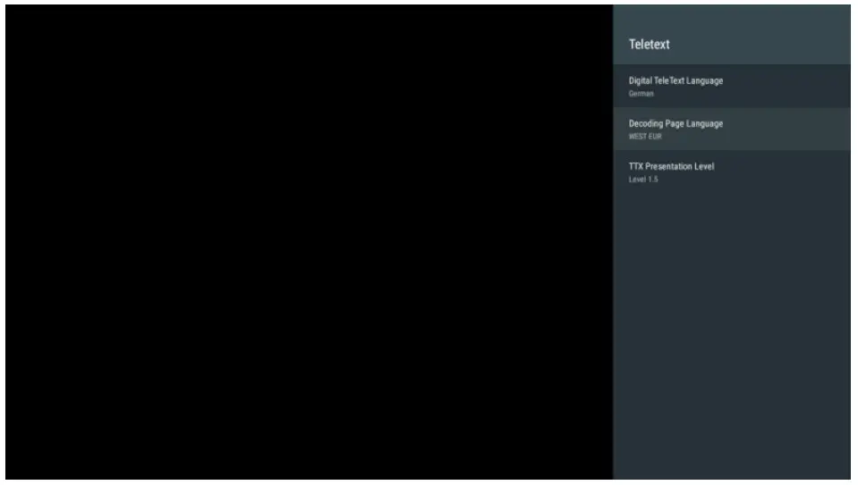 Sylvox Outdoor 55 Inch Outdoor TV - Main Menu 102