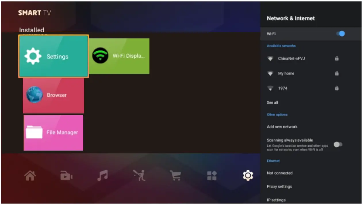 Sylvox Outdoor 55 Inch Outdoor TV - Main Menu 15