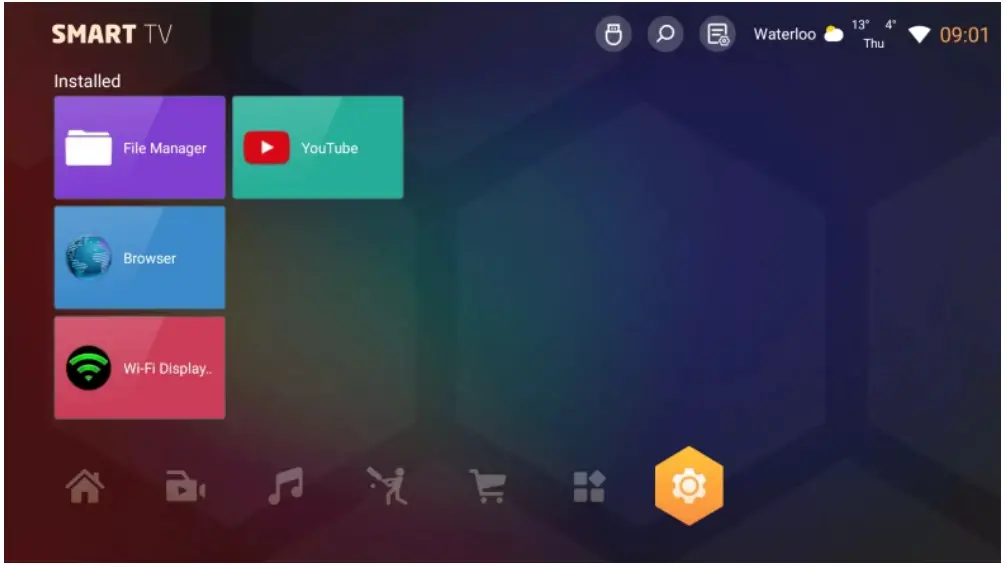 Sylvox Outdoor 55 Inch Outdoor TV - Main Menu 19