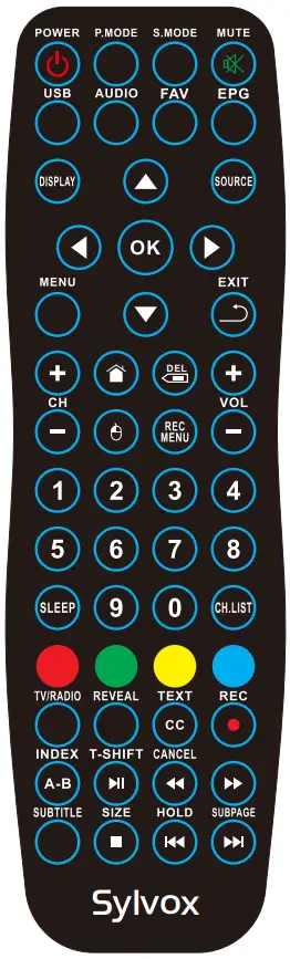 Sylvox Outdoor 55 Inch Outdoor TV - Remote