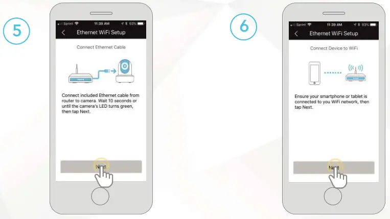 AMCREST V1.0.1 Wi-Fi Camera Initial Setup - app10