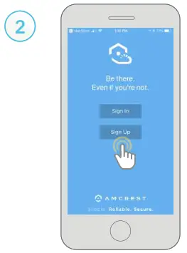 AMCREST V1.0.1 Wi-Fi Camera Initial Setup - app15