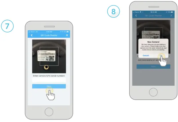 AMCREST V1.0.1 Wi-Fi Camera Initial Setup - app18