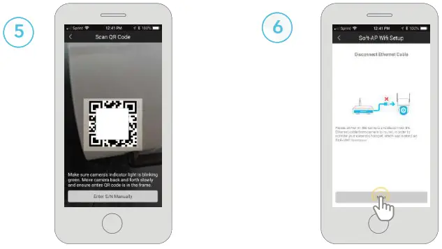 AMCREST V1.0.1 Wi-Fi Camera Initial Setup - app2