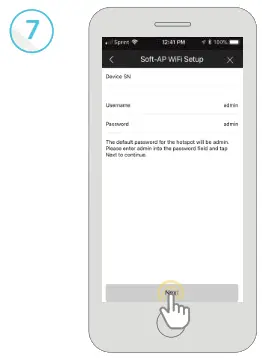 AMCREST V1.0.1 Wi-Fi Camera Initial Setup - app3