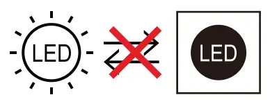 Non-replaceable light source