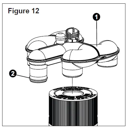 PENTAIR 188616 FullFloFX Q120 High Efficiency Cartridge DE Filter 13