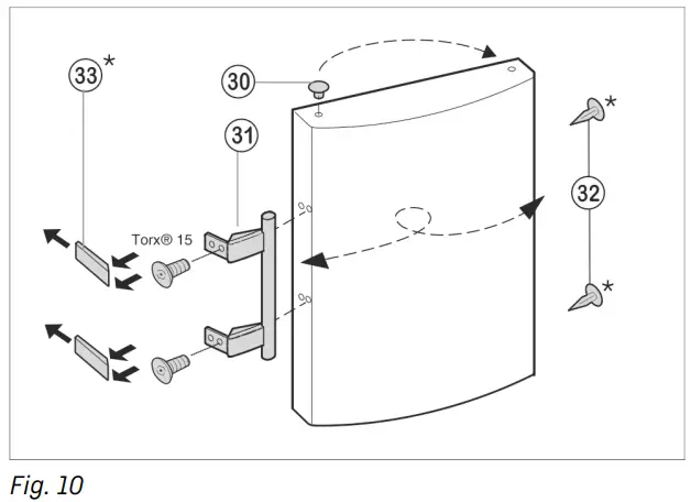 Transferring the handle