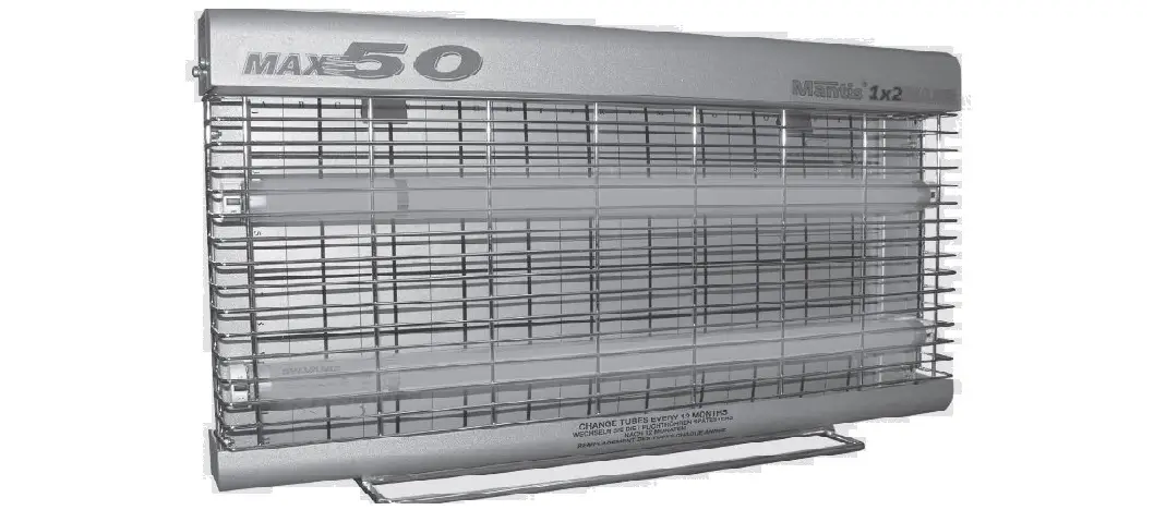 Pestwest Mantis 1x2 Max50 Commercial Fly Light Powder Coated Instructions