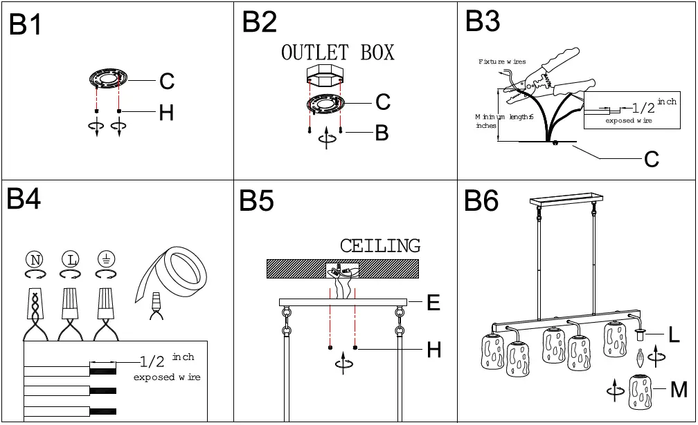 LNC-LYJ22UV90H6G8C-6-Light-Brushed-Black-and-Polished-Gold-Modern-Contemporary-Mason-Jar-Linear-LED-fig- (5)