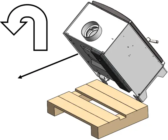 ARADA M Series Wood Burning Stove - Fitting