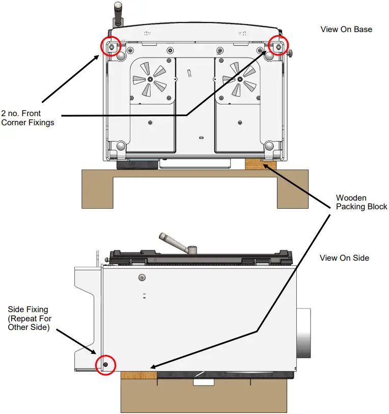 ARADA M Series Wood Burning Stove - factory fitted