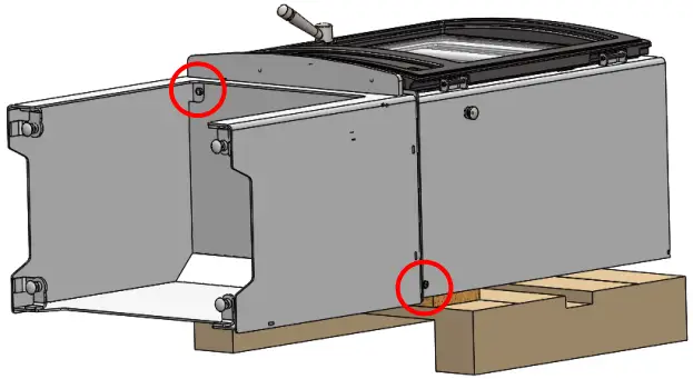 ARADA M Series Wood Burning Stove - otherwise damage