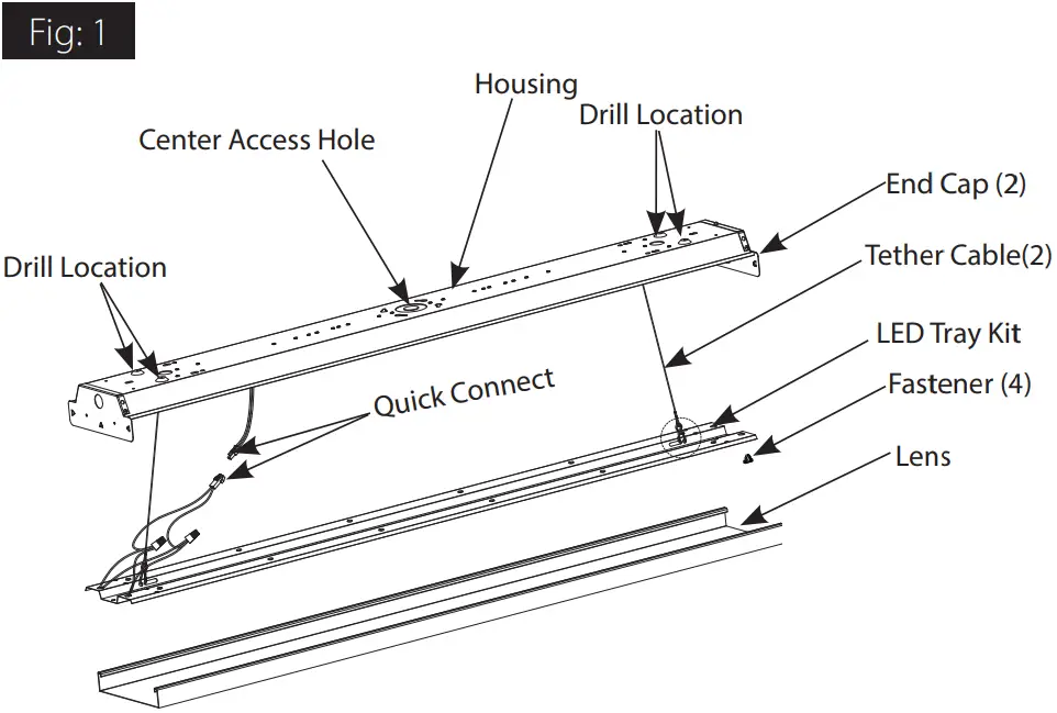 RAB GUSJR 2FT GUS JR Wrap - SURFACE MOUNTING 1