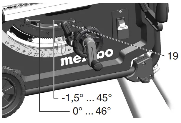 Setting for undercutting