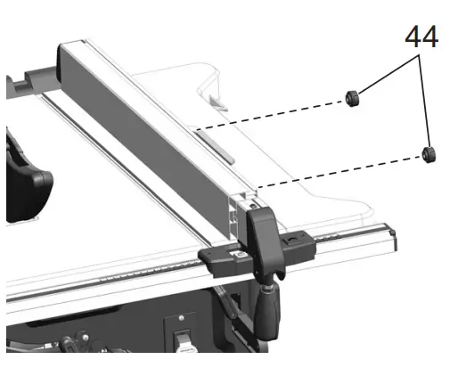Adjusting ripping fence