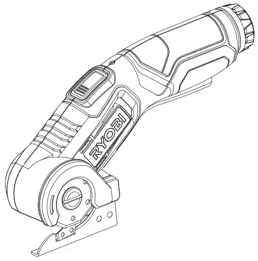 RYOBI FVC51 4 Volt USB Lithium Power Cutter - Cover