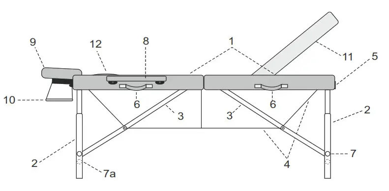 AVENO life Sofia Light Portable Massage Tables