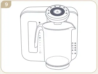 tommee tippee Perfect Prep Formula Feed Maker - Figure 8