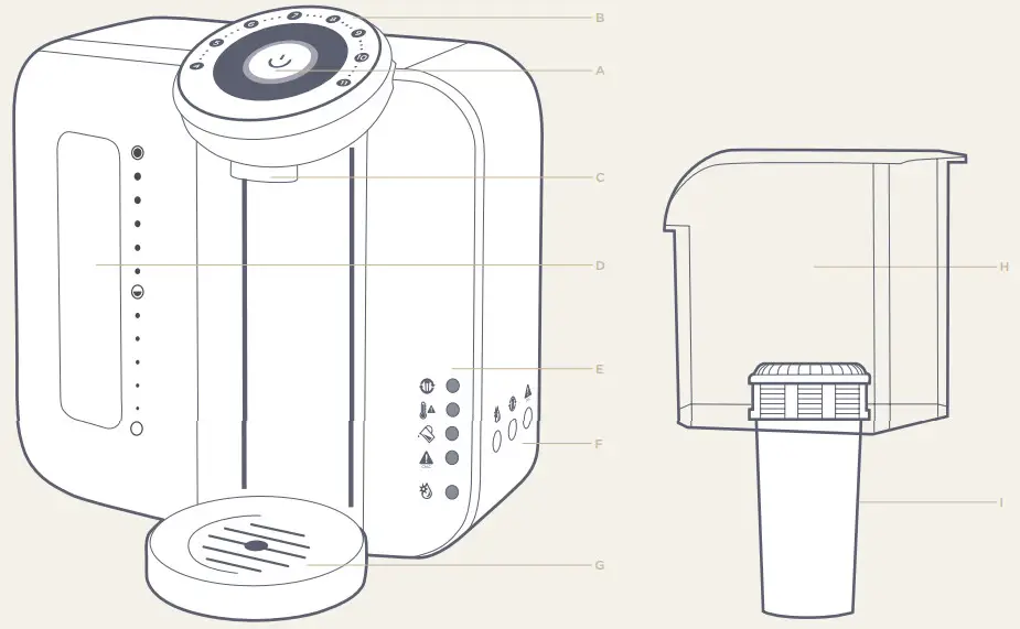tommee tippee Perfect Prep Formula Feed Maker - Over view