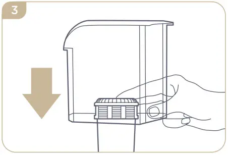 tommee tippee Perfect Prep Formula Feed Maker - replace the filter 3