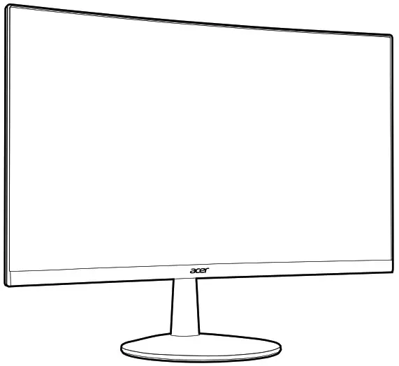 Acer Nitro ED240Q 23.6 Inch Full HD LCD Curved Monitor