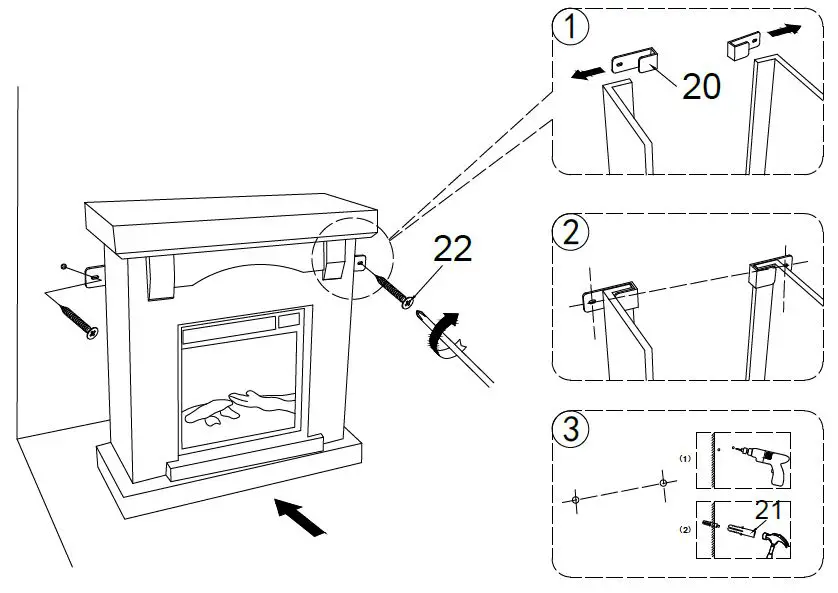 EDYO-LIVING-VCSFP-28-GR-Freestanding-Faux-Stone-Infrared-Electric-Fireplace-fig-4