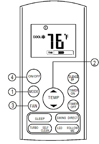 Mr Cool-3rd-Gen-Air-Conditioner-Remote-Buttons-and-Functions-FIG-12