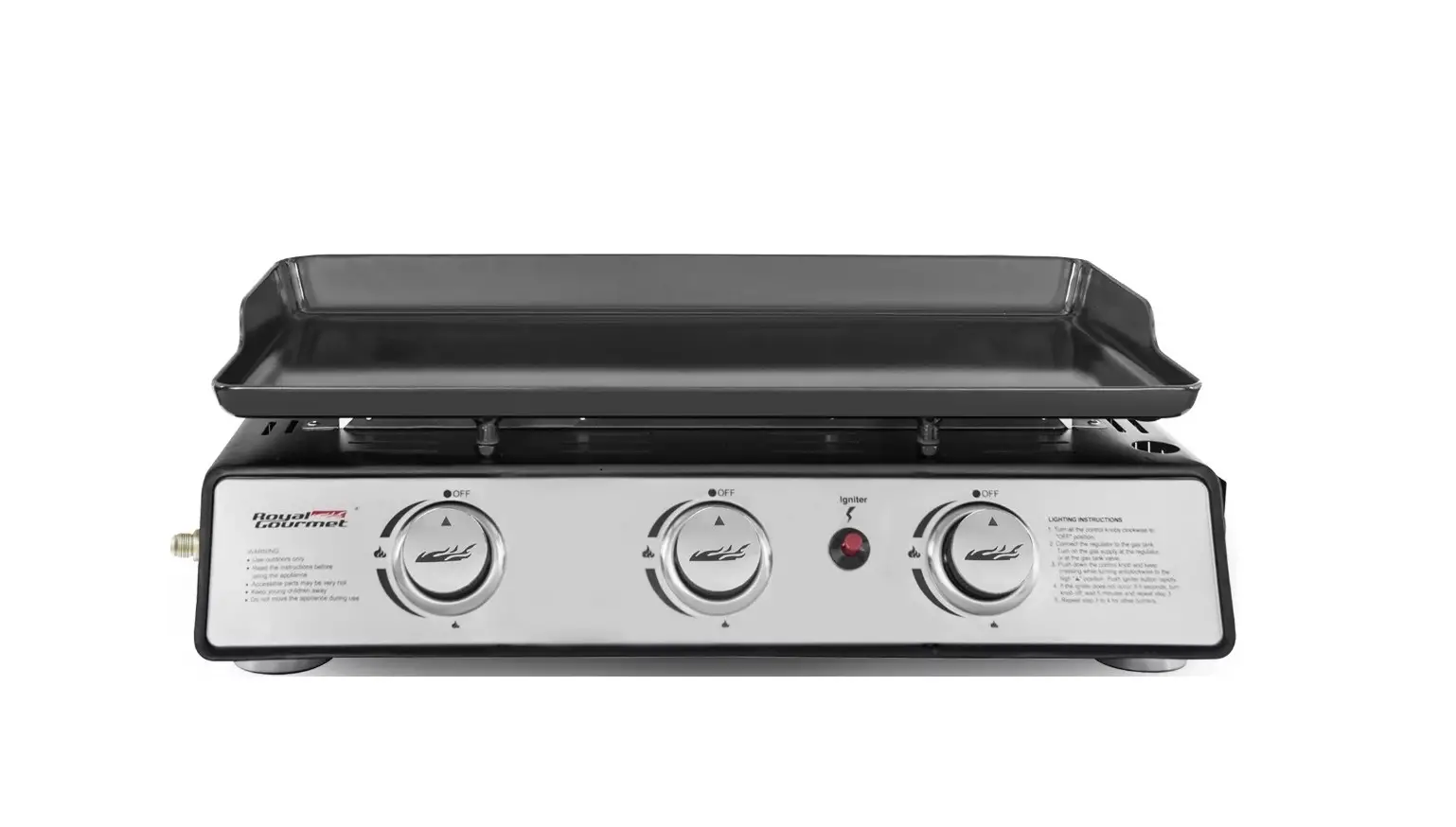 Royal Gourmet Pd1300n Portable 3-burner Gas Griddle Installation Guide