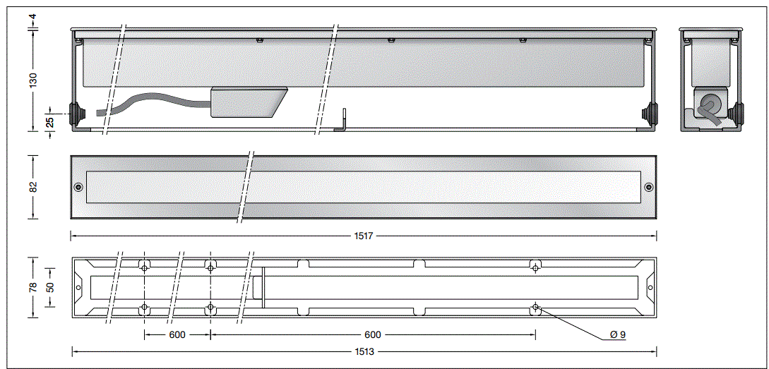 BEGA-84167-Floodlight-With-Symmetrical-Light-Distribution-FIG-1