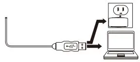 VIVITAR JUS6000PDQ-ASST Wireless Speaker User Manual - Insert the cable’s standard USB plug