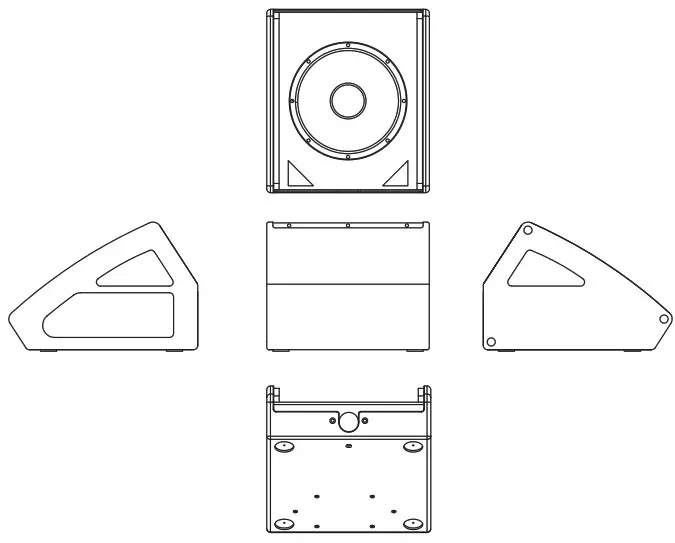Soundking KC10DXSM01 KC Series Coaxial Monitors - Technical Data