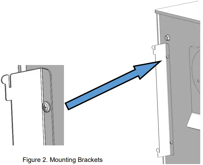 ARADA BK736 Rear Heat Shield Kit - Mounting Brackets