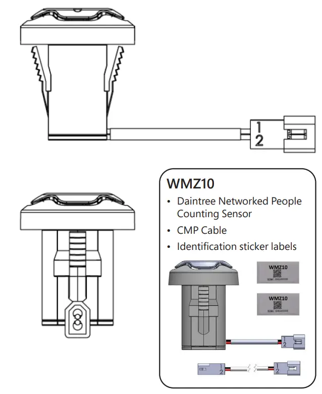 GE Current WMZ10 Controls Wireless Controls -Mounting