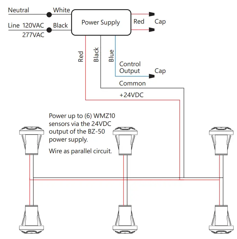 GE Current WMZ10 Controls Wireless Controls - power supply