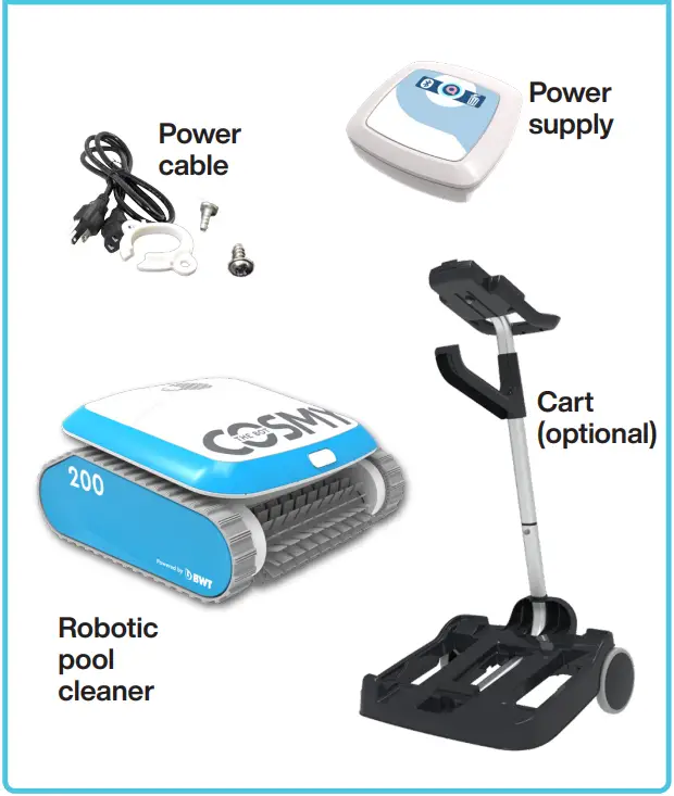 COSMY 100 Robotic Pool Cleaner - Components