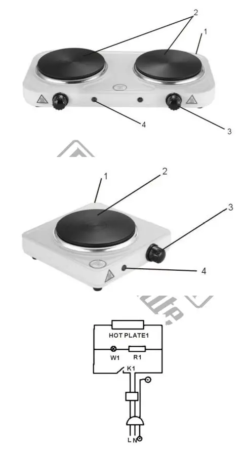 BORMANN BEP3200 026440 Double Ceramic Hob User Manual - Product Overview