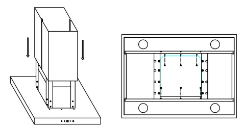 HAUSLANE IS-700SS-30 36 Inch Island T-Shaped Range Hood - Fig 12