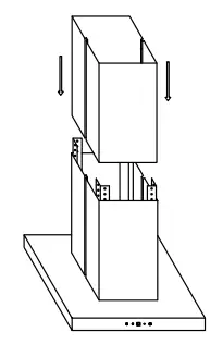HAUSLANE IS-700SS-30 36 Inch Island T-Shaped Range Hood - Fig 13