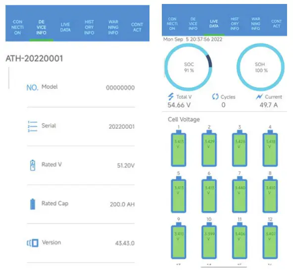 V TAC Vt 10240 Vt 12040 Battery Storage - APP INSTALLATION 3
