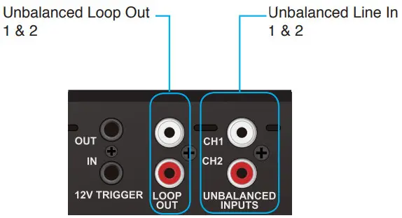 OSD Audio XPA 1000 XPA 600 Commercial Digital Amplifier - Unbalanced Connections